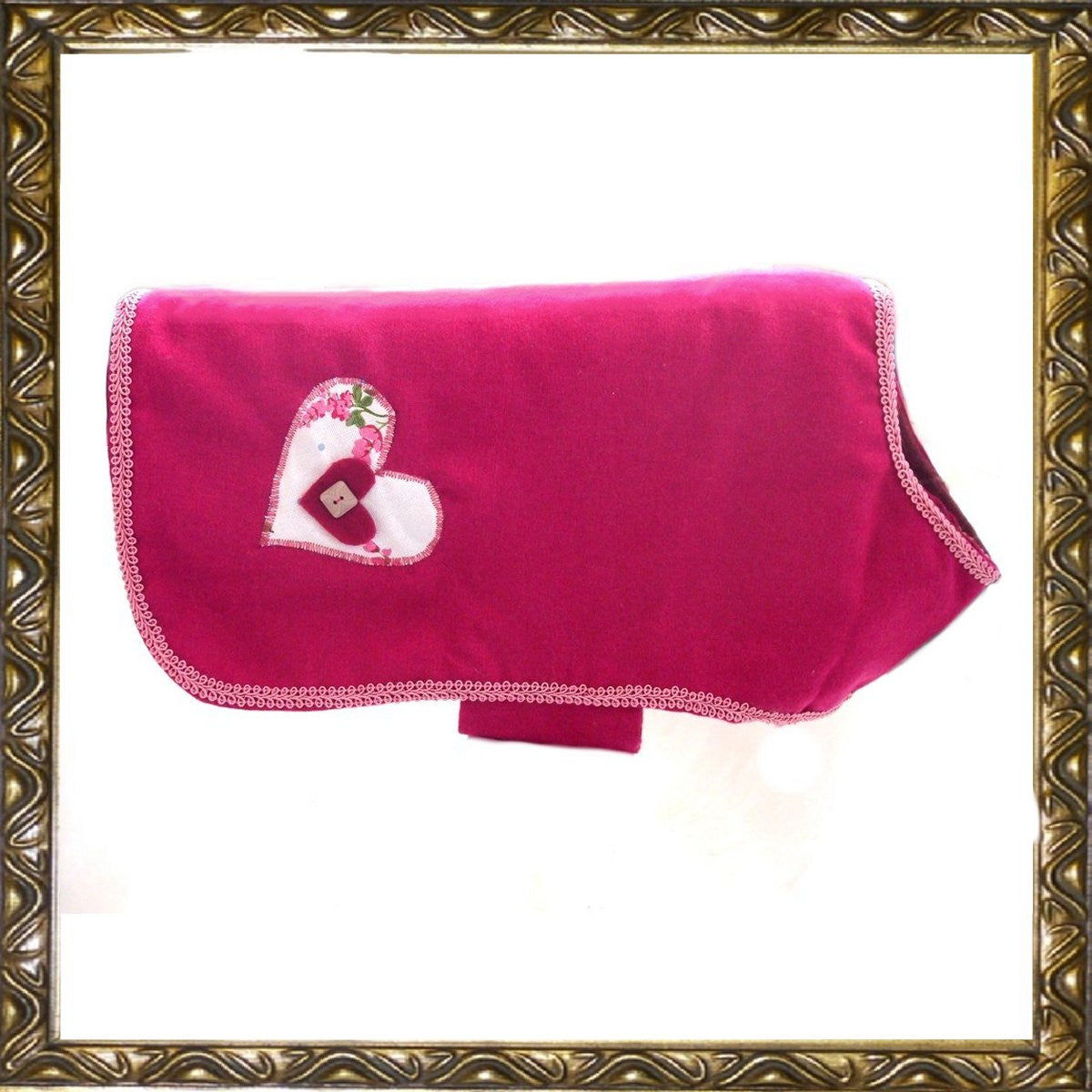 Prediletto Fuchsia Heart Coat-0