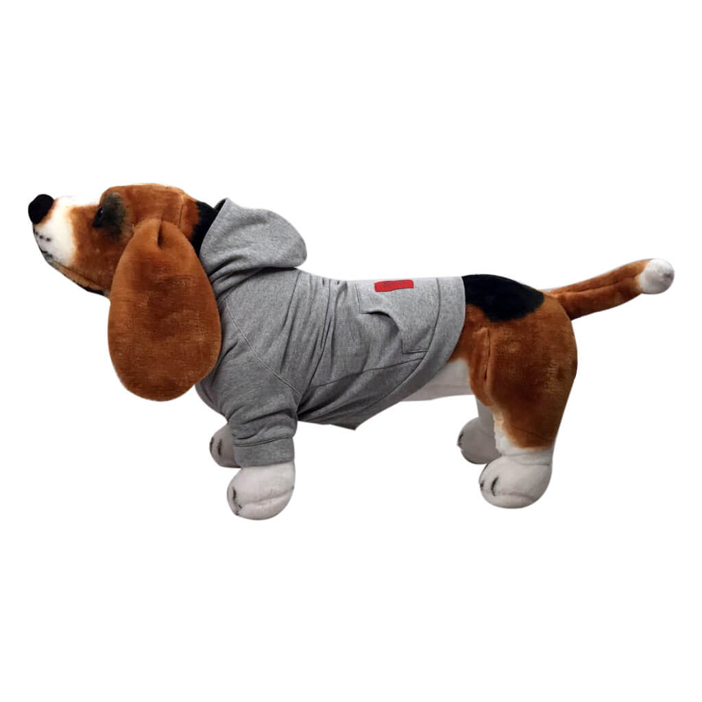 Grey Dog Hoodie by Doggy Doo Little-1