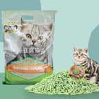 Green Tea Fresh Scent Pine Cat Litter 6 Liters