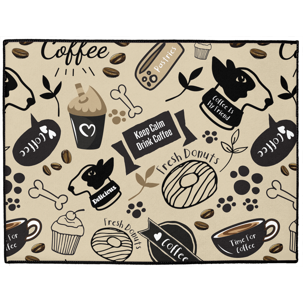 Caffeinated Canine Dog Mat