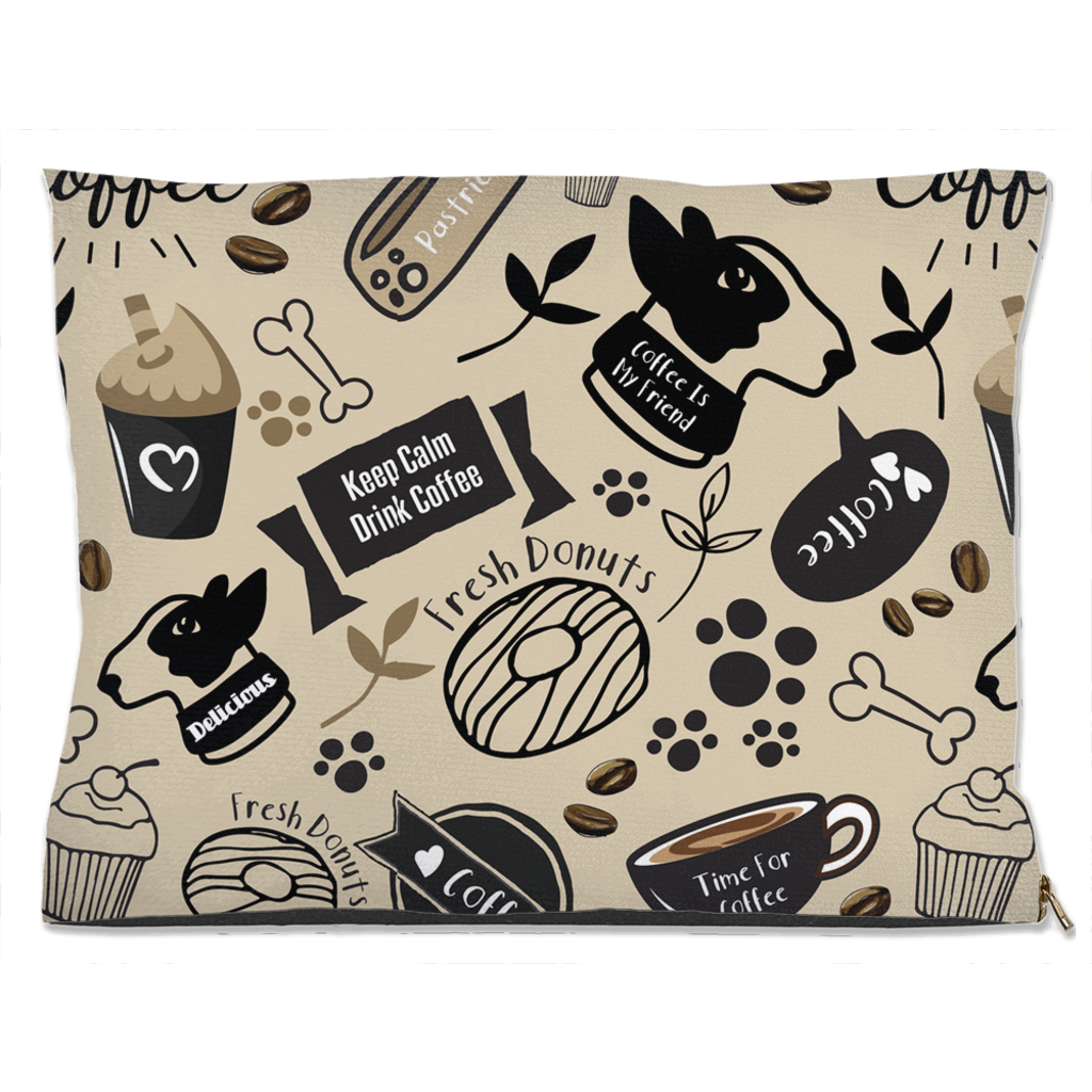 Caffeinated Canine Dog Bed