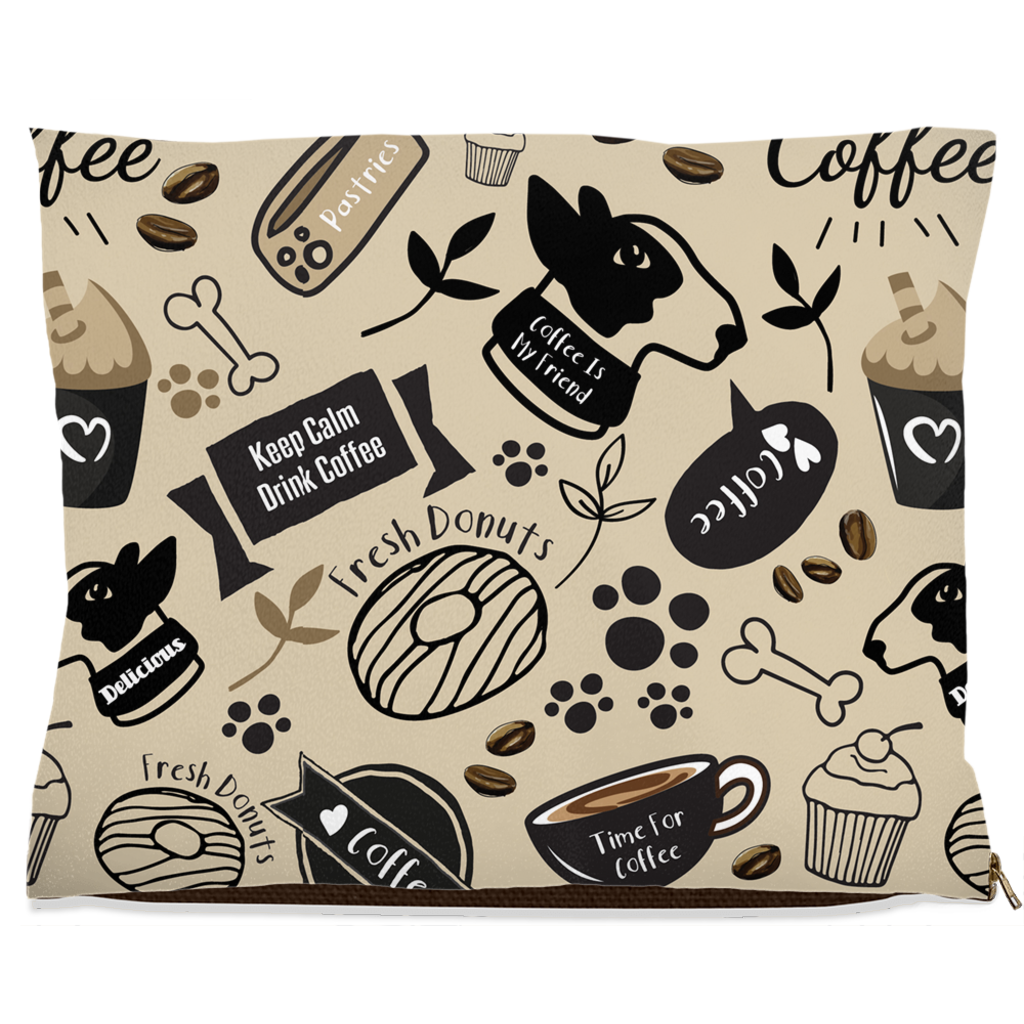 Caffeinated Canine Dog Bed