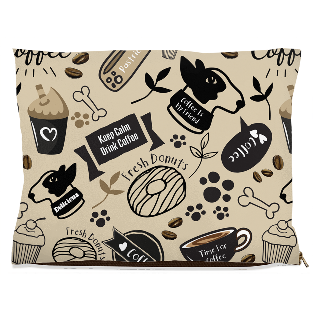 Caffeinated Canine Dog Bed