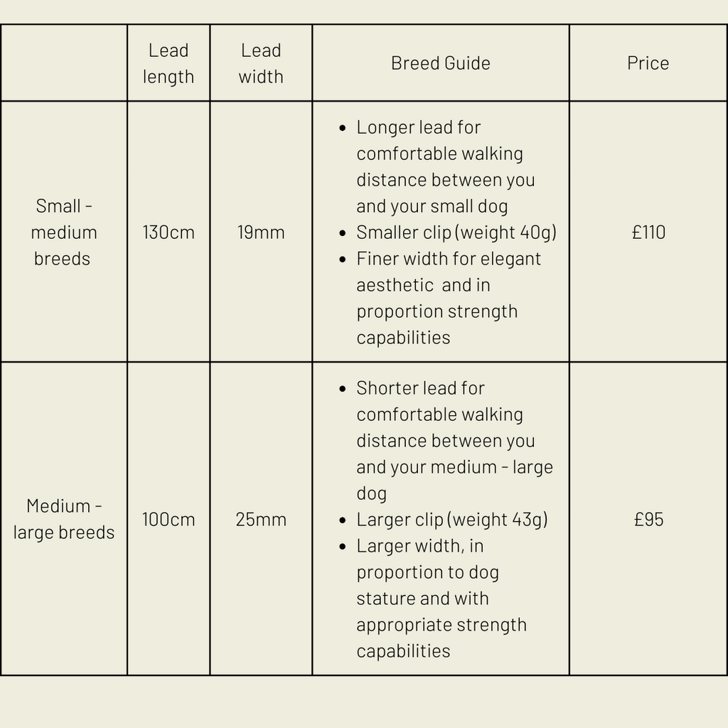 Silver apple leather lead