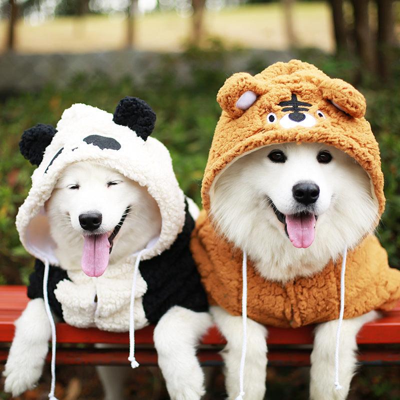 Thickened Pet Autumn And Winter Clothing For Medium And Large Dogs-3