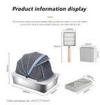 Stainless Steel Cat Litter Box with Lid