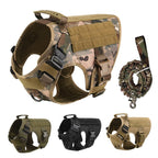 No Pull Harness For Large Dogs Military Tactical Dog Harness Vest-0
