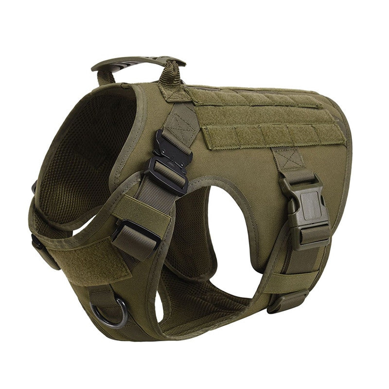 No Pull Harness For Large Dogs Military Tactical Dog Harness Vest-7