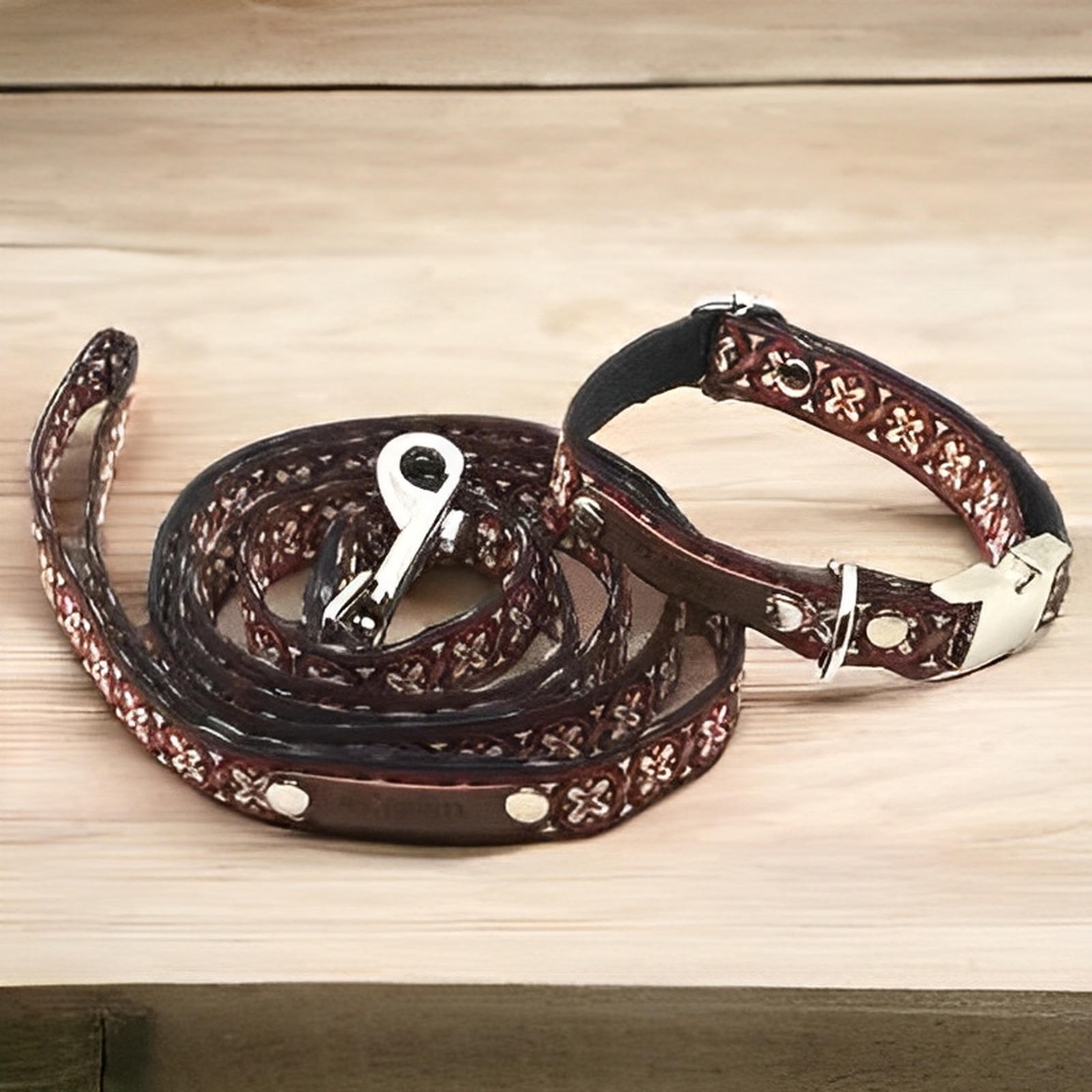 Finnigan's Bespoke Pup Collar Set-0