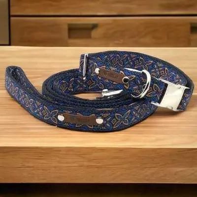 Finnigan's Big Breed Designer Dog Collar & Leash Set-0