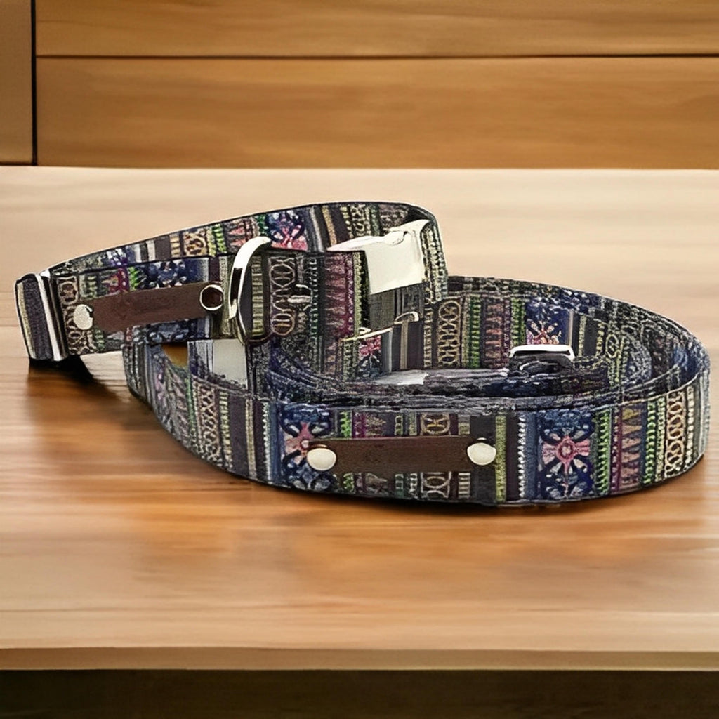 Finnigan's Majestic Pooch Parade Set: Handmade Chic Collar Collection-0