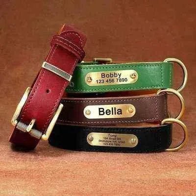 Personalised Leather Dog Fashion Set 🐾